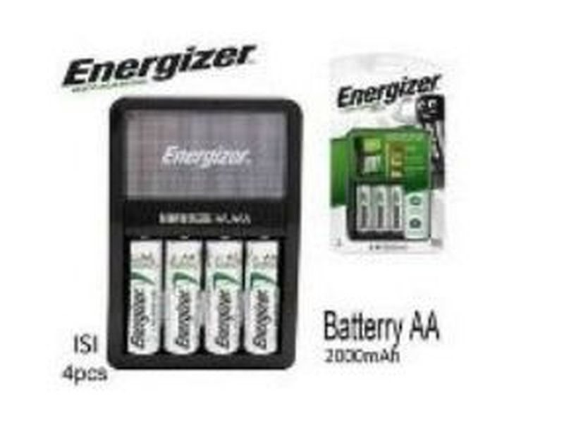 Charger Unit ENERGIZER Chvcm W/ 4 Batterie