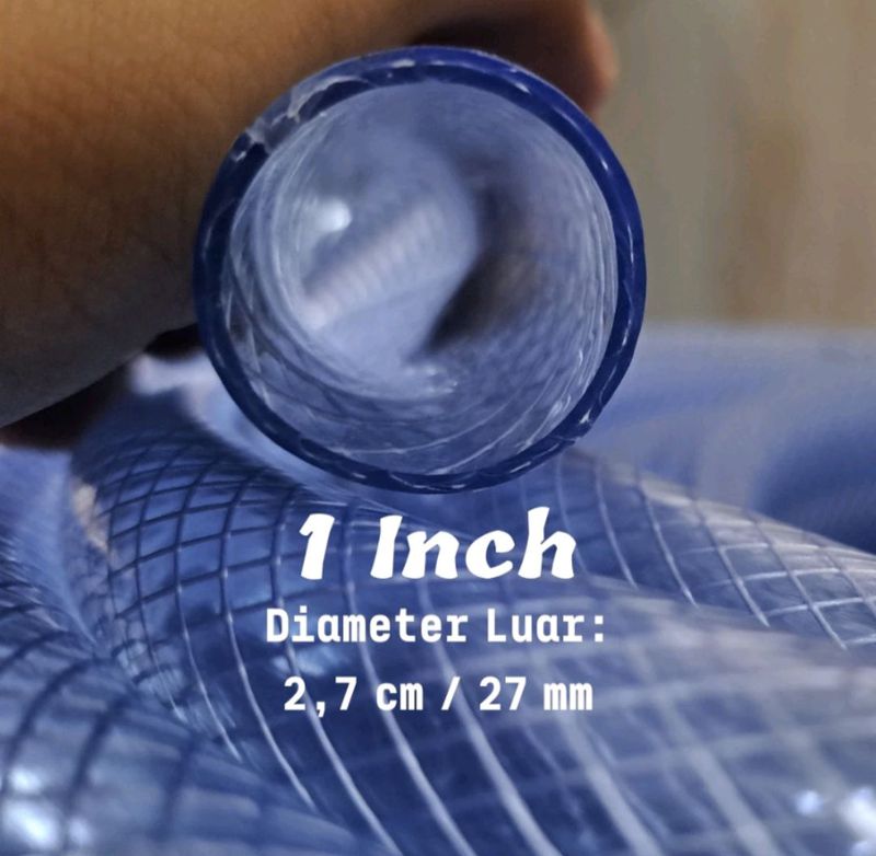 selang air pvc diameter 1 inchi