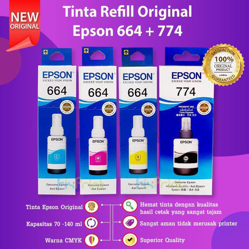 TINTA PRINTER EPSON L1455 BLACK