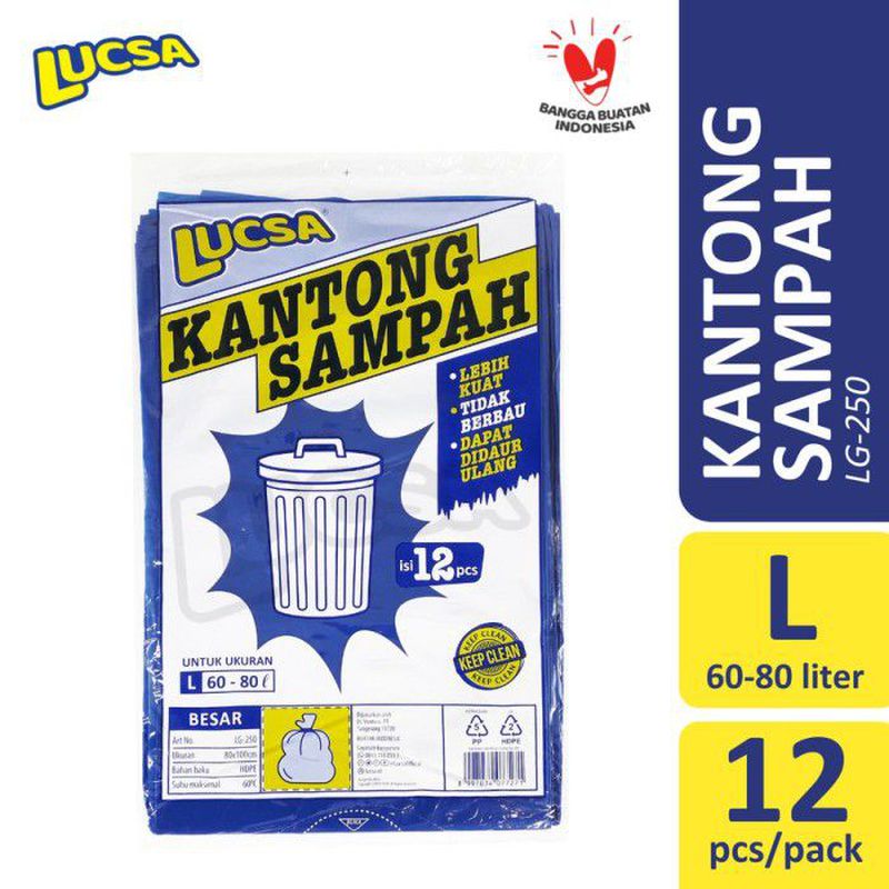 KANTONG SAMPAH PLASTIK LUCSA - L (Large)