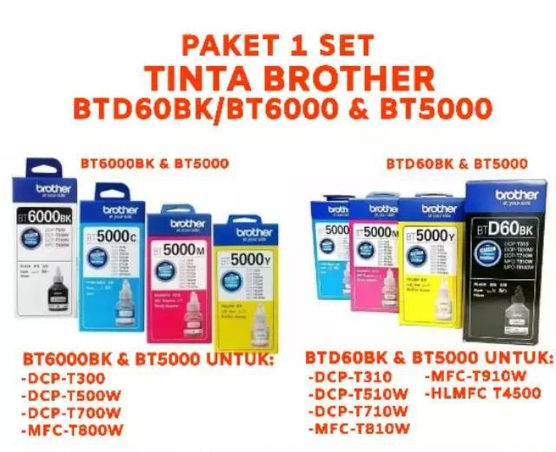 Paket 1 Set Tinta Brother