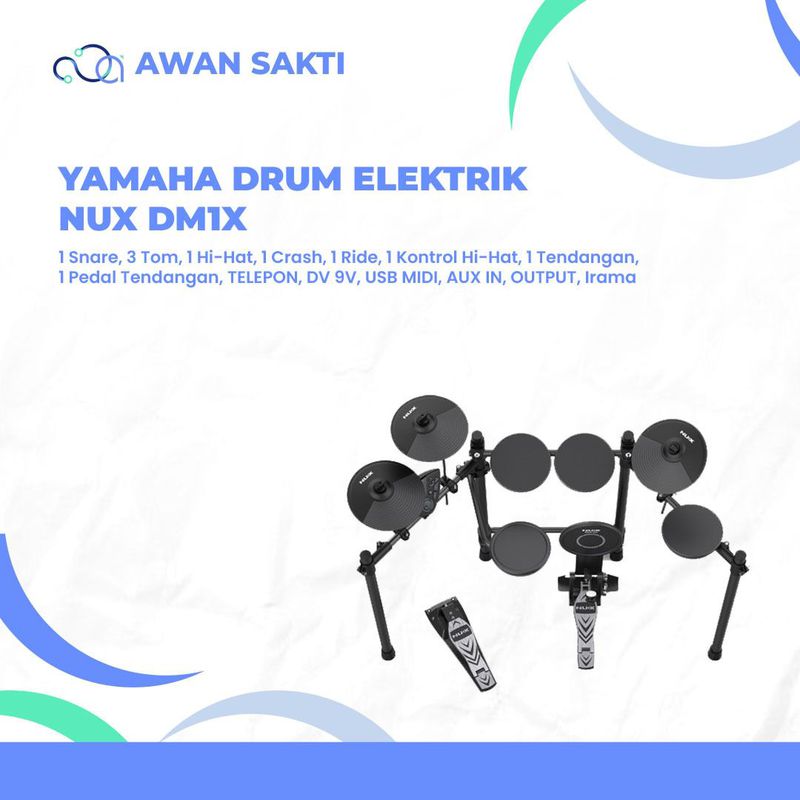 YAMAHA DRUM ELEKTRIK NUX DN1X