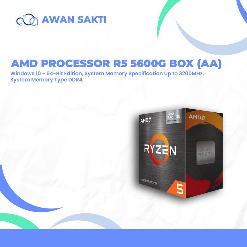 AMD PROCESSOR R5 5600G BOX (AA)