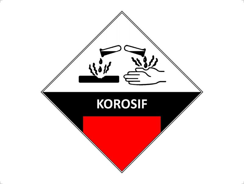 Stiker Korosif Puskesmas Ngaglik II