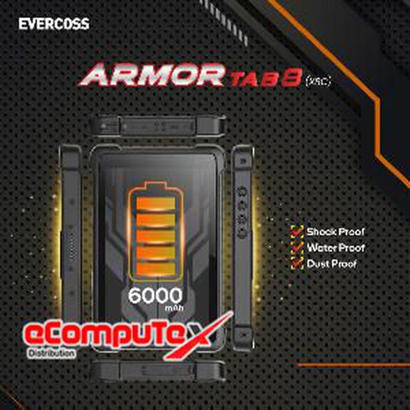 TABLET EVERCOSS ARMOR TAB 8 - 4/64GB 4G LTE 8