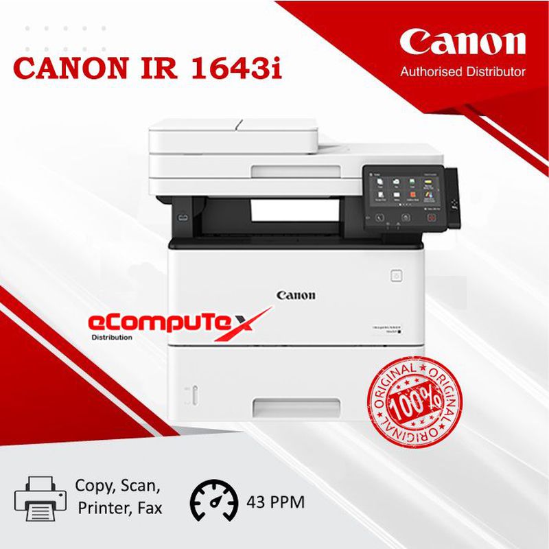 Canon imageRunner 1643i / iR-1643i Mesin Fotocopy Monochrome A4