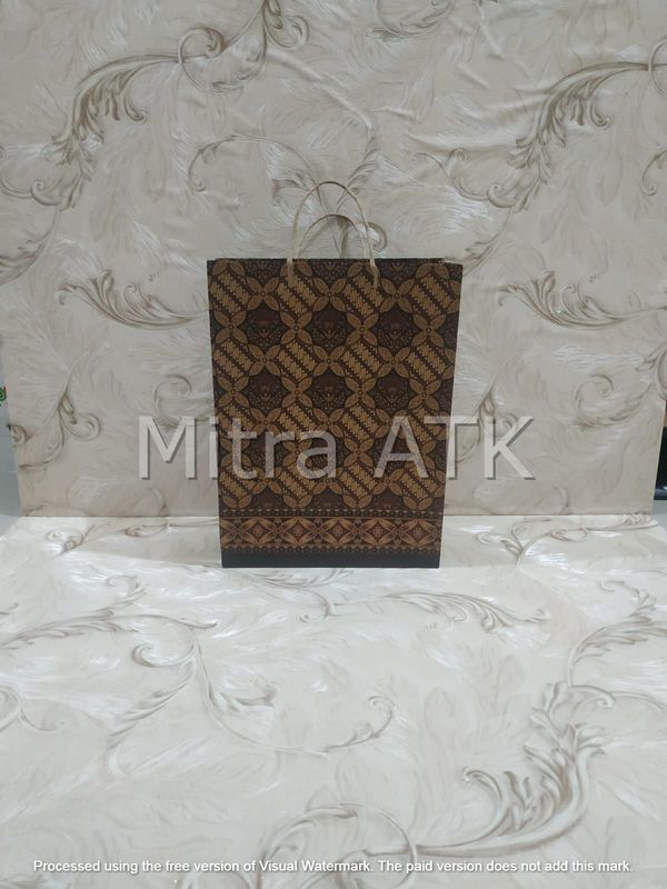 Paper Bag Batik, Ukuran Panjang 29,5 Cm, Tinggi 40 Cm, Lebar Samping 10 ...