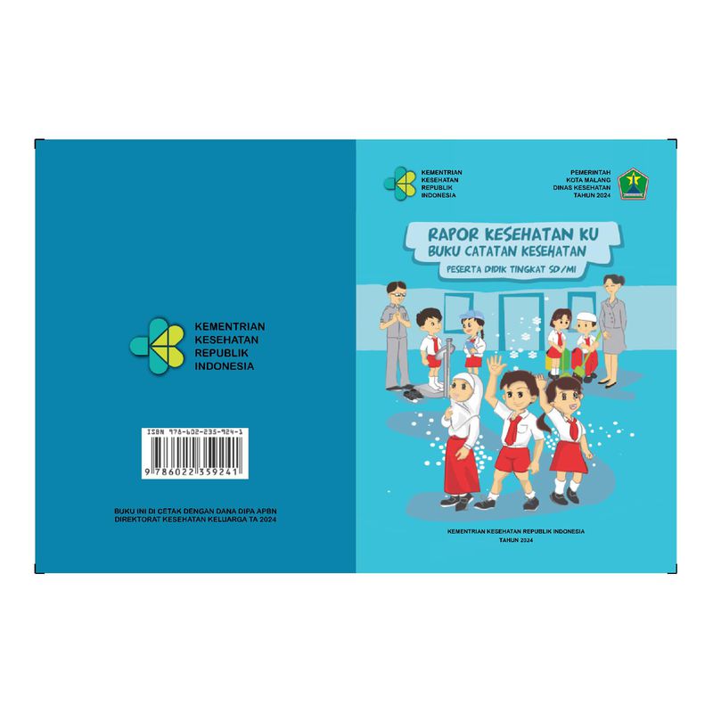 Buku Raport Kesehatanku Tingkat SD/MI (Buku Catatan Kesehatanku)