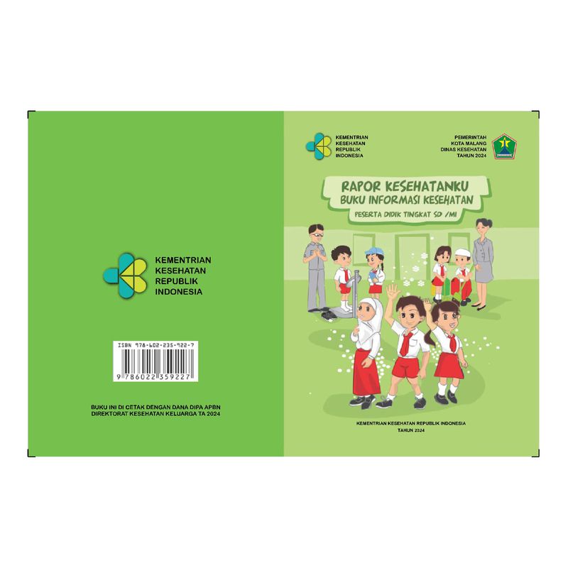 Buku Raport Kesehatanku Tingkat SD/MI (Buku Informasi Kesehatanku)