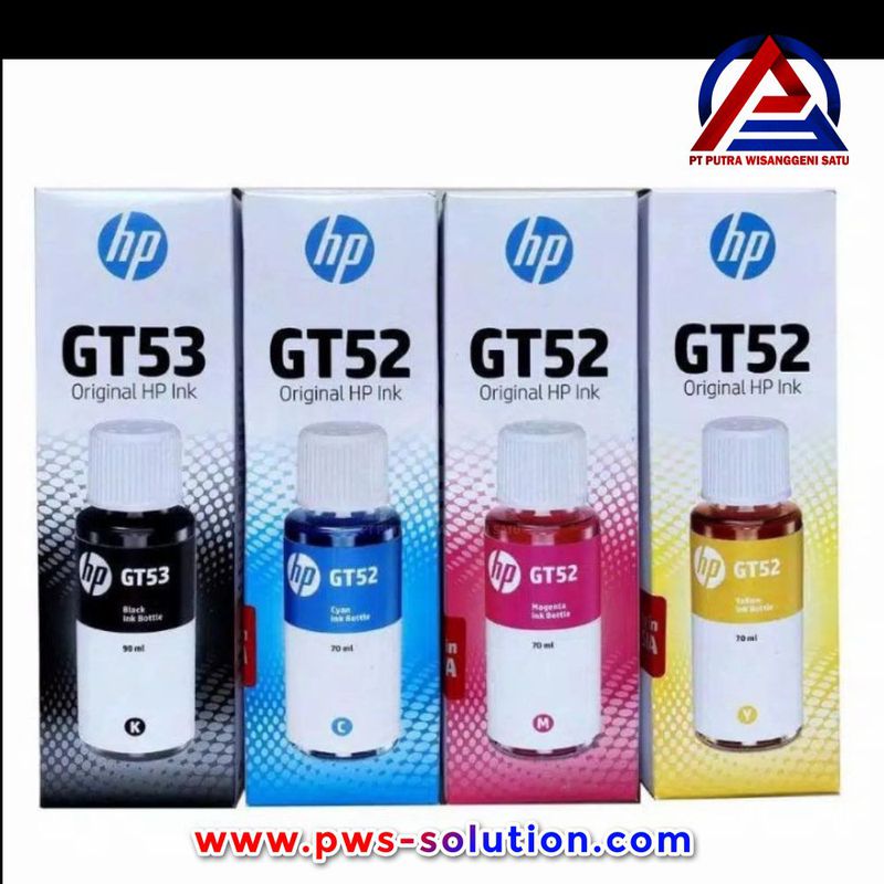 Tinta Printer Original HP Smart Tank 500 - Type GT52,GT53- All Color