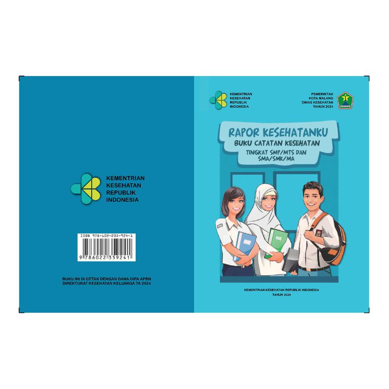 Buku Raport Kesehatanku Tingkat SMP/ MTS (Buku Catatan Kesehatanku)