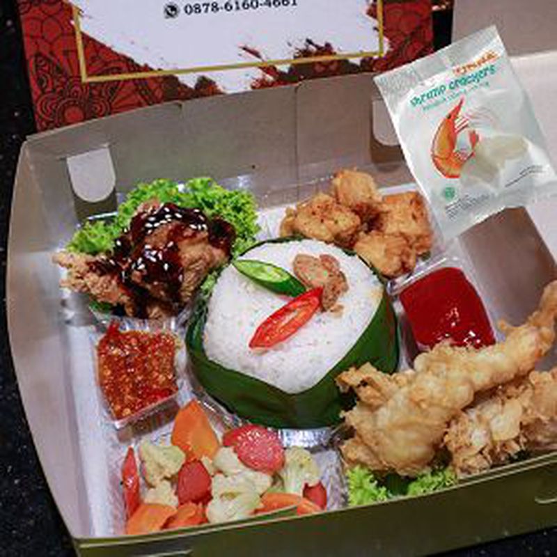 Nasi Kotak Ayam Tiga Rasa