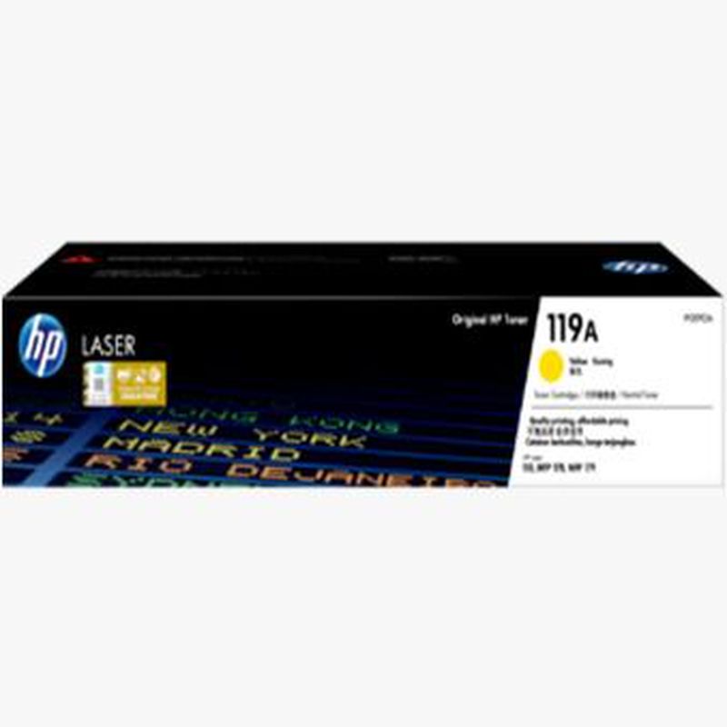 HP 119A ORIGINAL LASER TONER CARTRIDGE - YELLOW