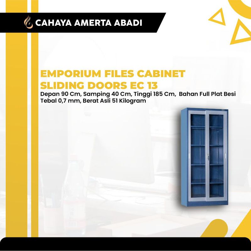 EMPORIUM FILES CABINET SLIDING DOORS EC 13