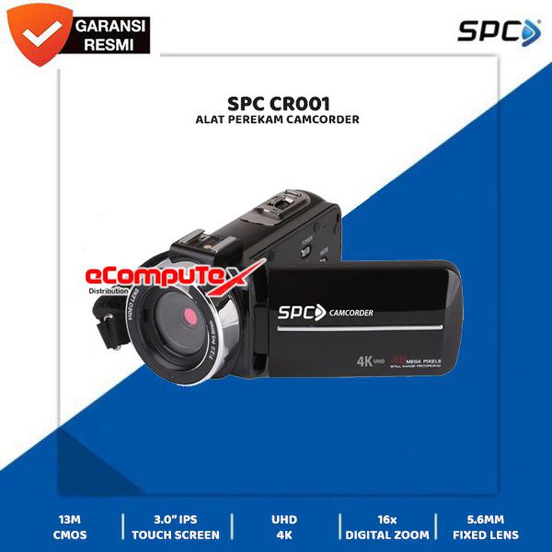 SPC CAMCORDER SPC CR001 - UHD 4K 13M CMOS 3.0