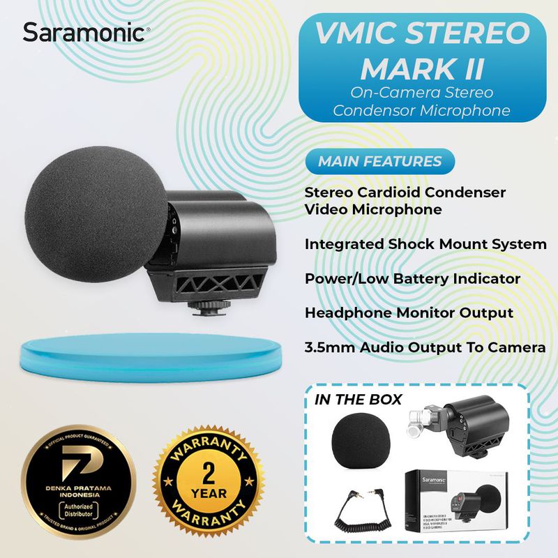 Saramonic Vmic Stereo Mark II