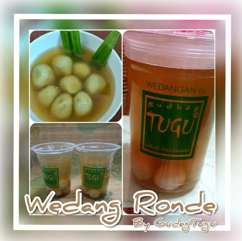 Ronde wedang ronde isi kacang
