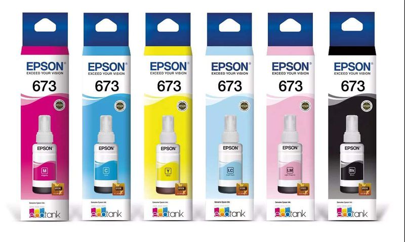 TINTA EPSON T673 LIGHT CYAN (LC) - DKS 608