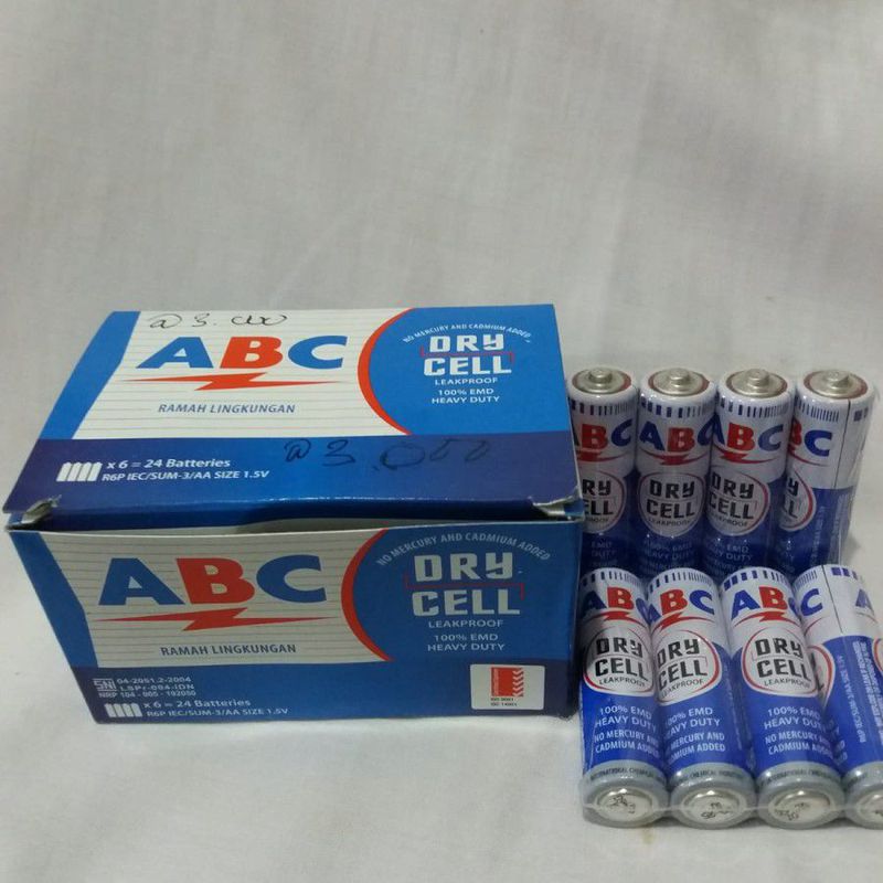 Baterai ABC Sedang AA R-06 Biru