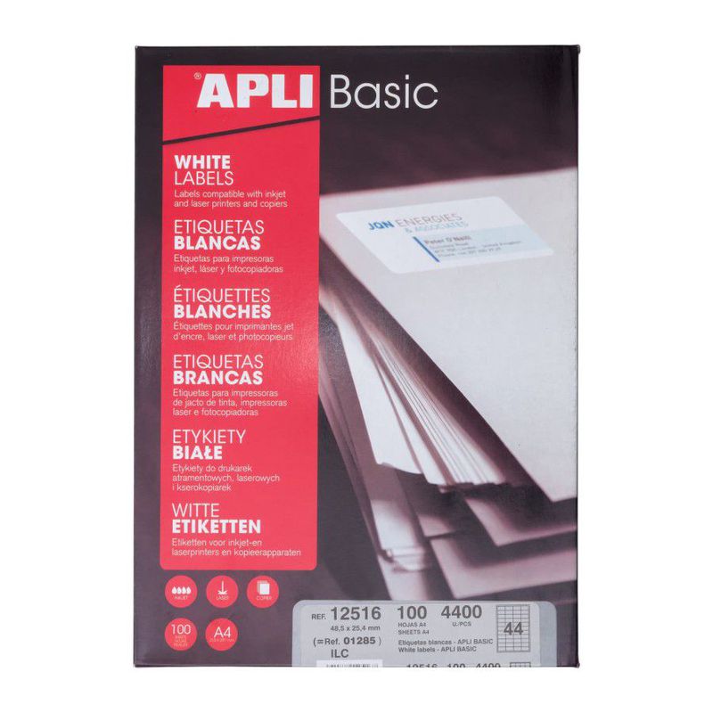 APLI Label Basic 48,5 X 25,4MM 4400 unit