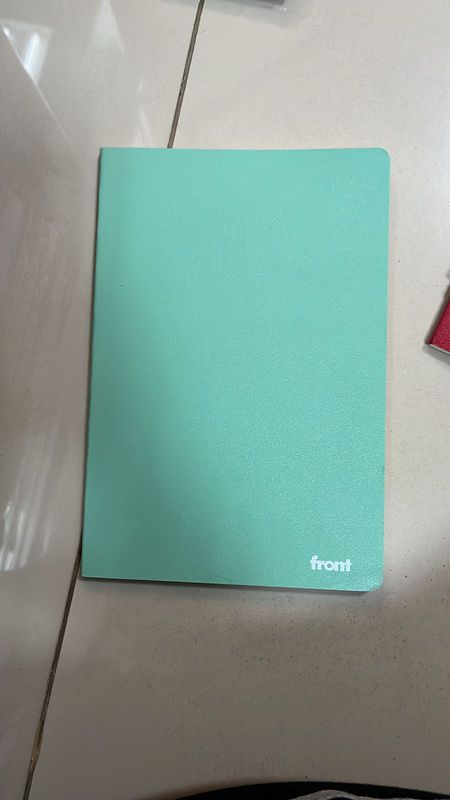 notebook front