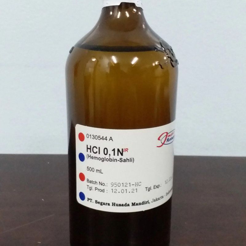 Reagen HCL 0,1N 500ml Indoreagen