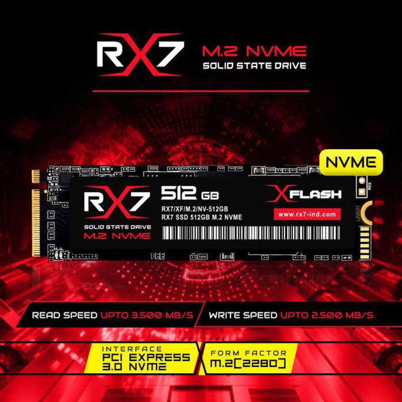 SSD RX7 M2 NVME / M.2 NVME/ M2NVME 512GB