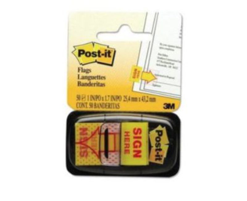 Post It Sign Here 3M