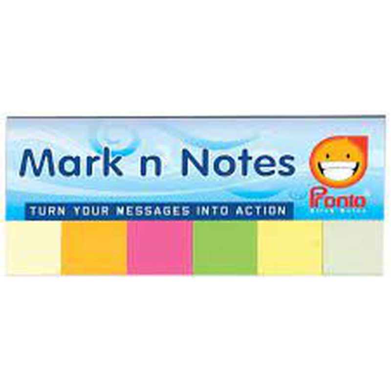 POST IT MARK AND NOTES PRONTO 6 WARNA
