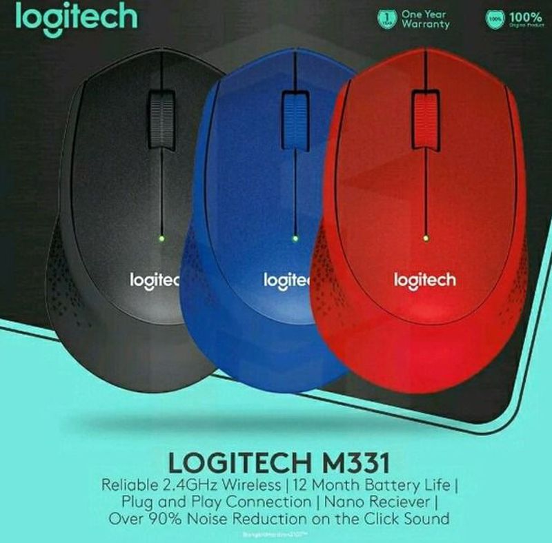 MOUSE M-331 WIRELESS (SILENT) LOGITECH