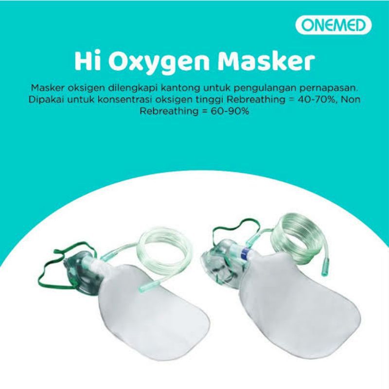 Oxygen mask HI-OXY NON-REBREATHING - Anak