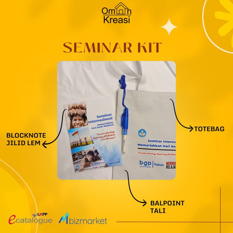 Paket Seminar Kit Custom