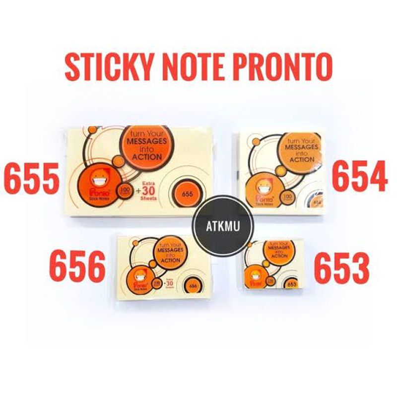 sticky note pronto
