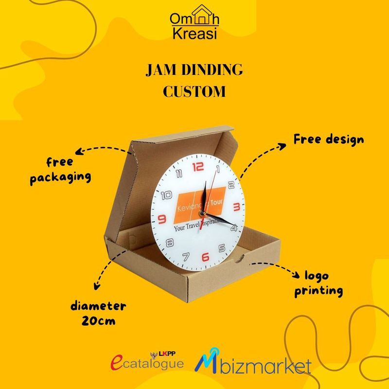 Jam Dinding Custom