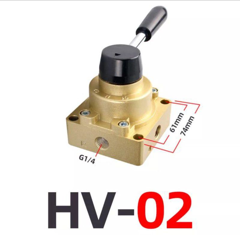 Pneumatic Mechanical Hand Rotary Valve Switch - HV 02