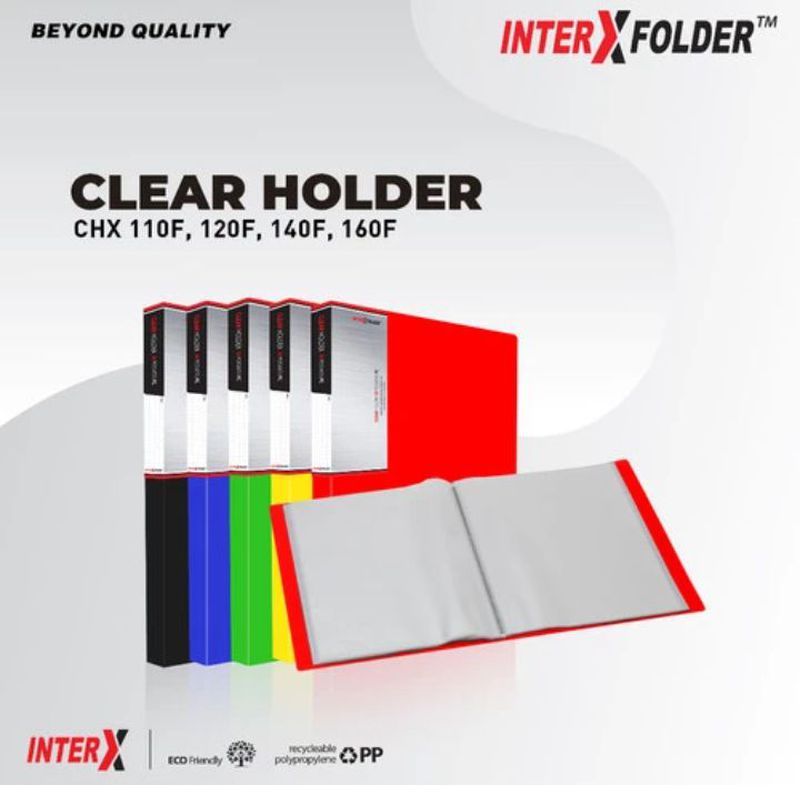 CLEAR HOLDER F4 100 LBR INTER X FOLDER