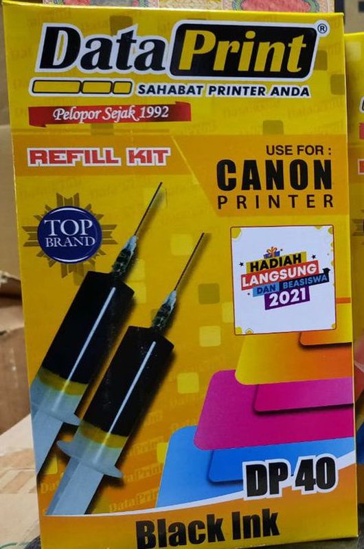 Refill Kit Tinta Hitam
