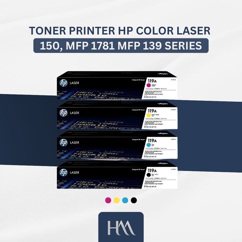 Toner Printer HP Color Laser MFP 178Nw - Black, Cycan, Yellow, Magenta ...