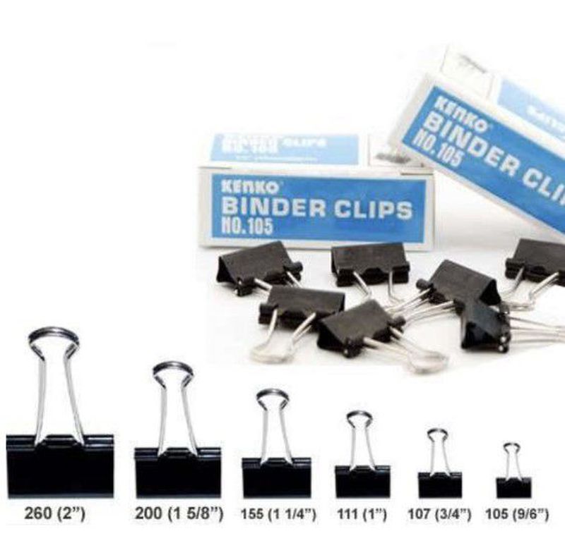 BINDER CLIP NO. 105 ,107,111