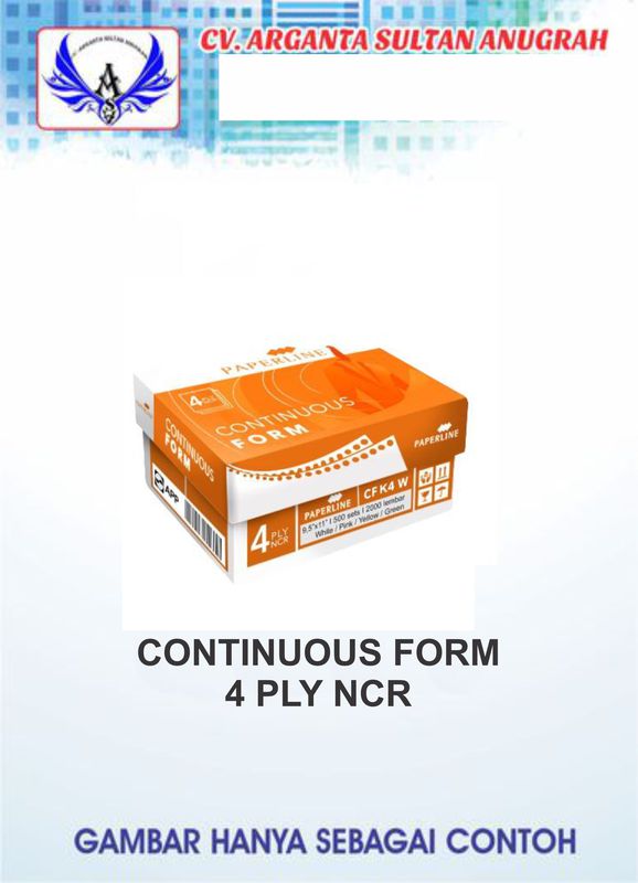 CONTINUOUS FORM A4 Rangkap 4