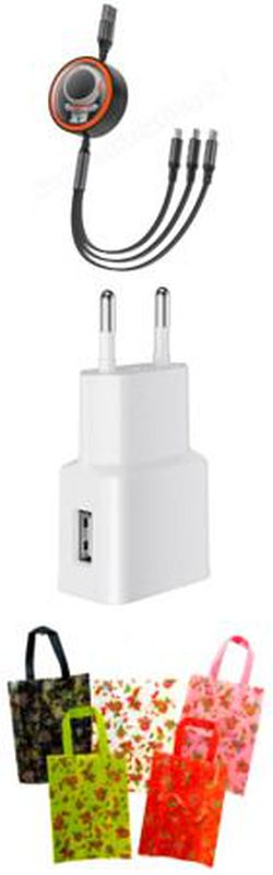 Paket USB 3in 1 dan Charger
