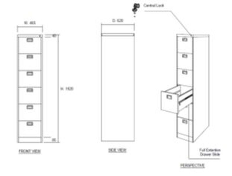 FILLING CABINET 6 LACI