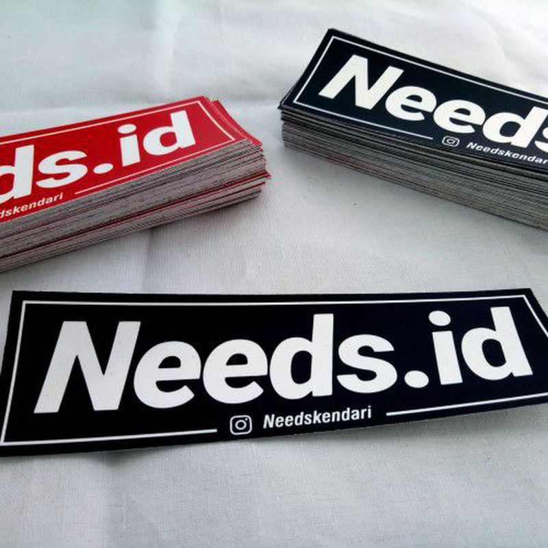 Stiker vinyl + potong