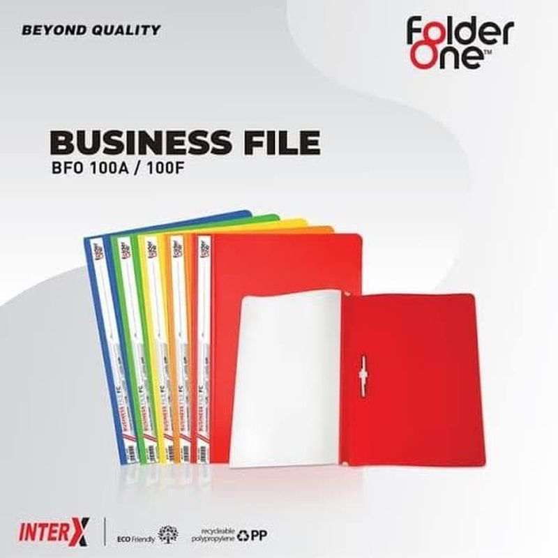 Folder One Map Jepit Plastik (Spring File)