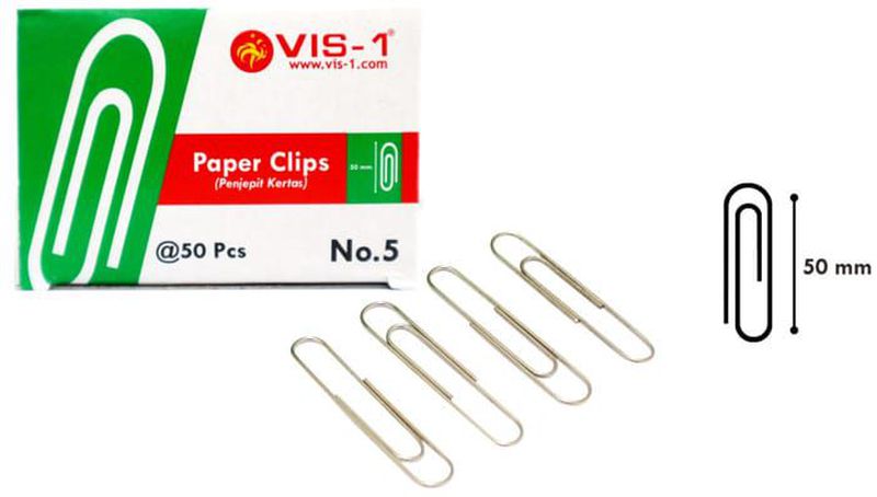 VIS-1 PAPER CLIP NO.5