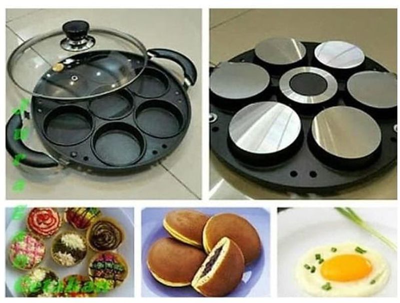 CETAKAN DATAR 7 LUBANG PLUS TUTUP KACA