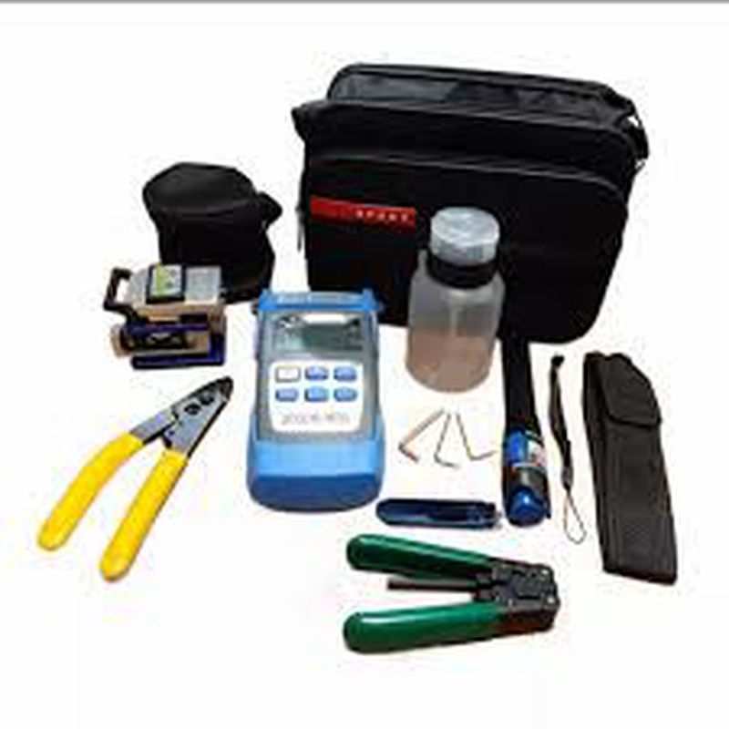 FTTH Tool Kit SET Lengkap OPM VFL Cleaver FO Fiber Optik Toolkit TAS ...