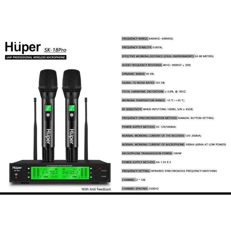 MIC WIRELESS HUPER