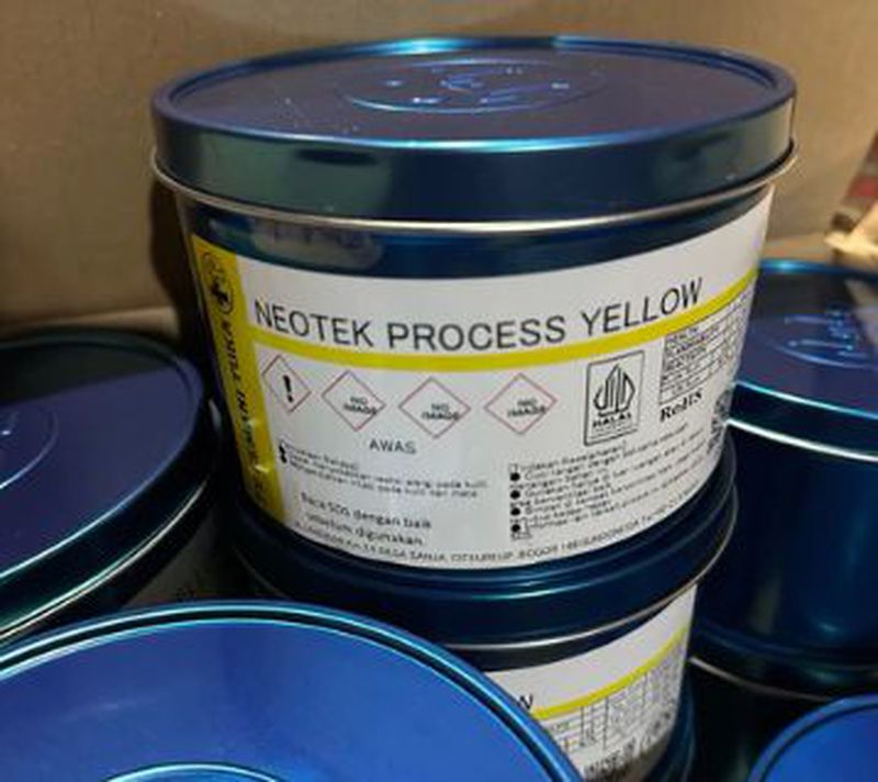 TINTA CETAK NEOTEK PROCESS WARNA YELLOW
