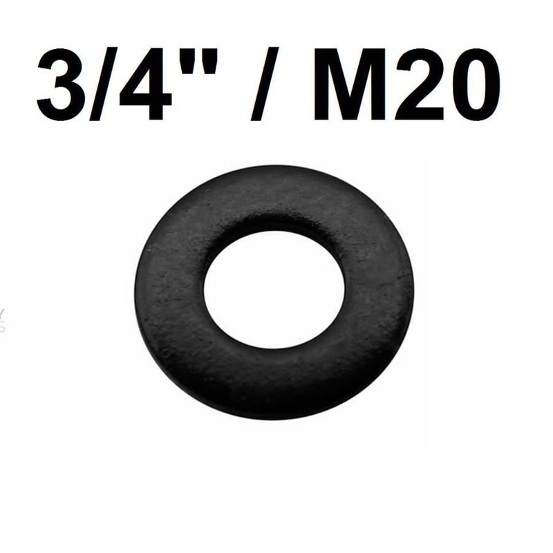 Ringplat / Washer Plate Hitam 3/4